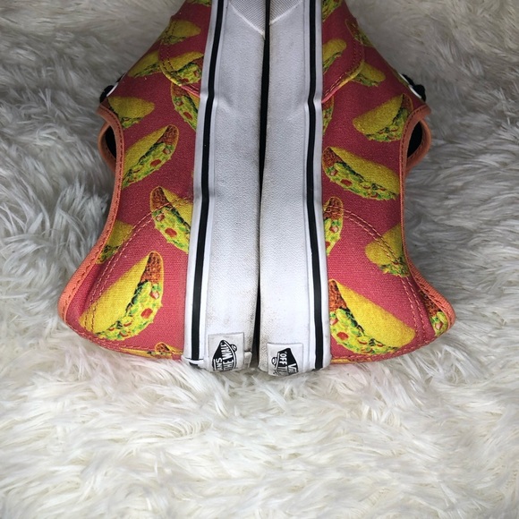 🌮Vans Taco Print Sneakers Men’s 10.5 Women’s 12 🌮 - Picture 14 of 16